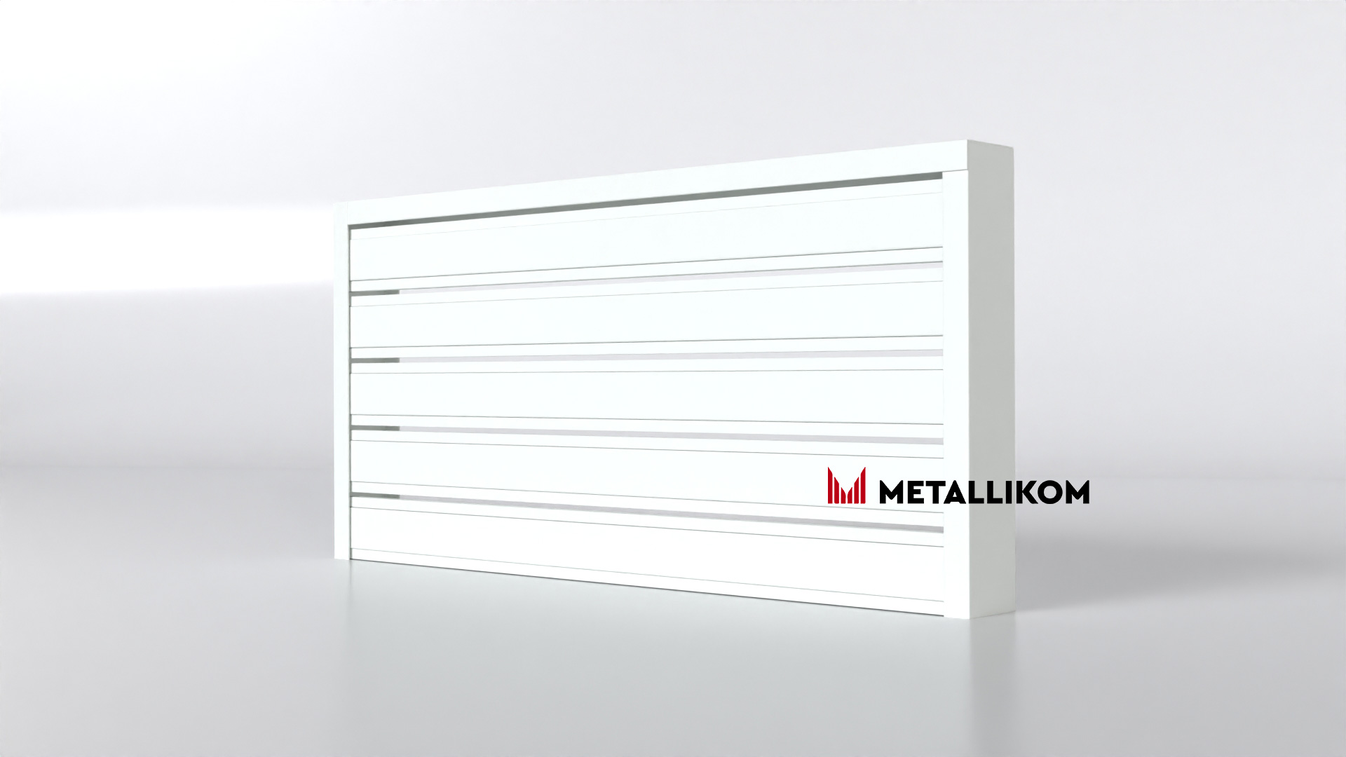 Планкен для забора 120 mm RAL 9003 – покрытие матовое, толщина 0,45 мм