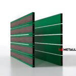Планкен для забора Printec под дерево 120 mm RAL 6002 – покрытие полиэстер, толщина 0,45 мм в Севастополе | фото 4