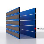 Планкен для забора Printec под дерево 120 mm RAL 5005 – покрытие порошковое, толщина 0,45 мм в Севастополе | фото 4