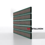 Планкен для забора Printec под дерево 120 mm RAL 6005 – покрытие матовое, толщина 0,45 мм в Севастополе | фото 3