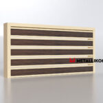 Планкен для забора Printec под дерево 120 mm RAL 1015 – покрытие матовое, толщина 0,45 мм в Севастополе | фото 4
