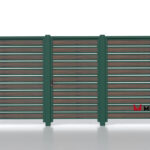 Планкен для забора Printec под дерево 120 mm RAL 6005 – покрытие матовое, толщина 0,45 мм в Севастополе | фото 6